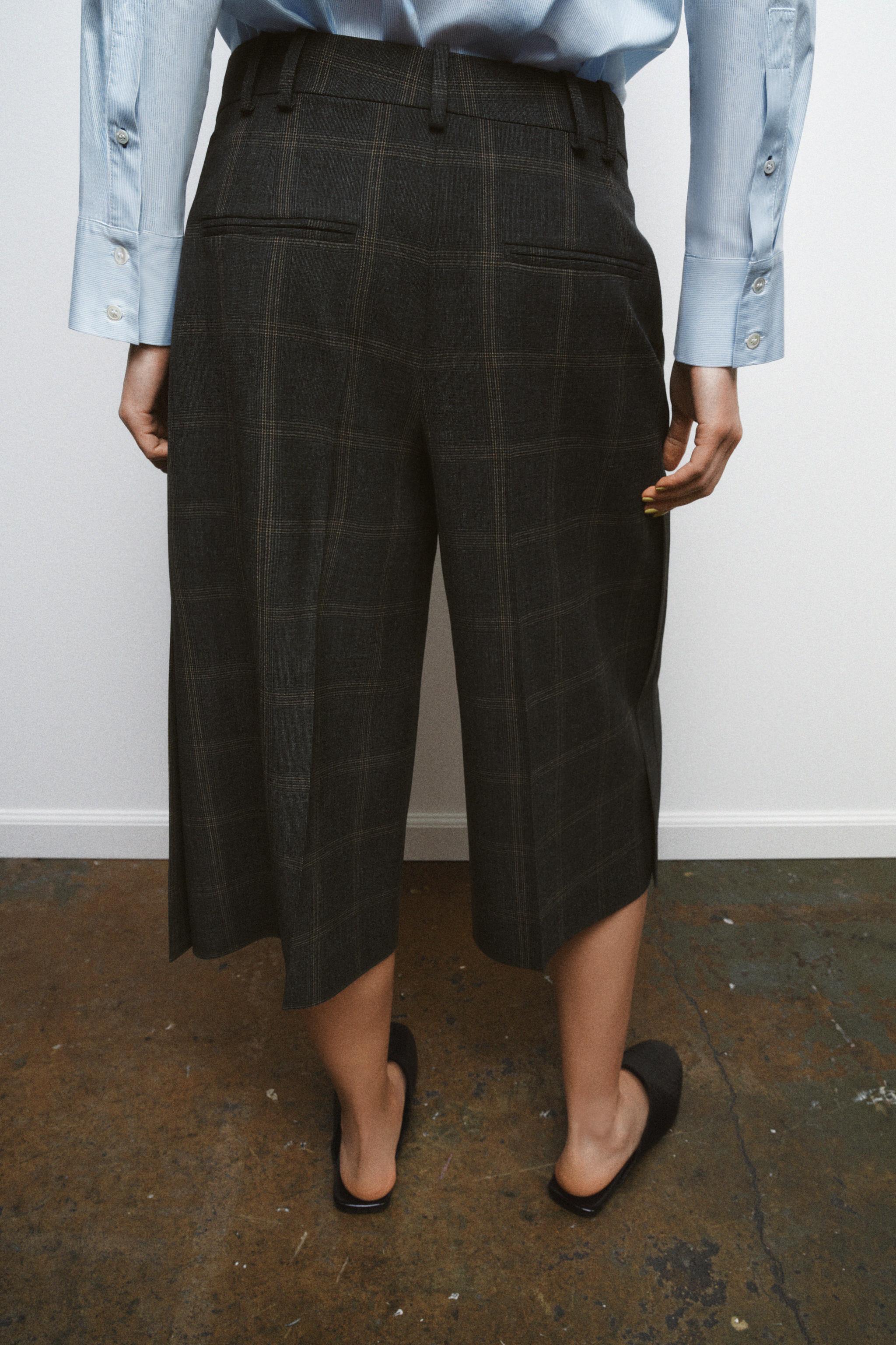 ZW COLLECTION PLAID BERMUDA SHORTS